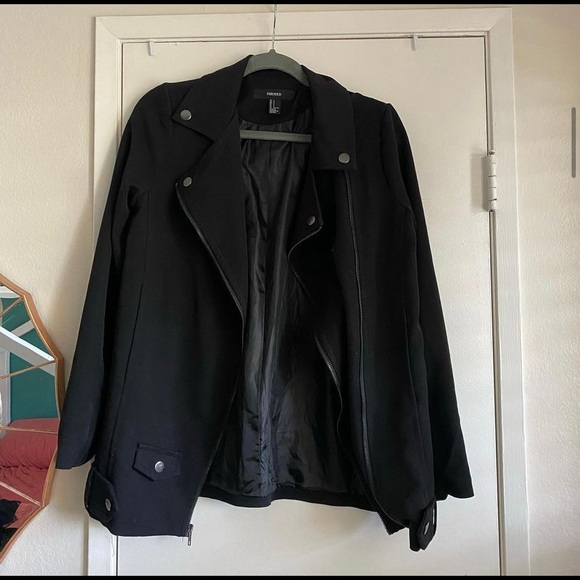 Forever 21 black blazer jacket - Picture 1 of 3